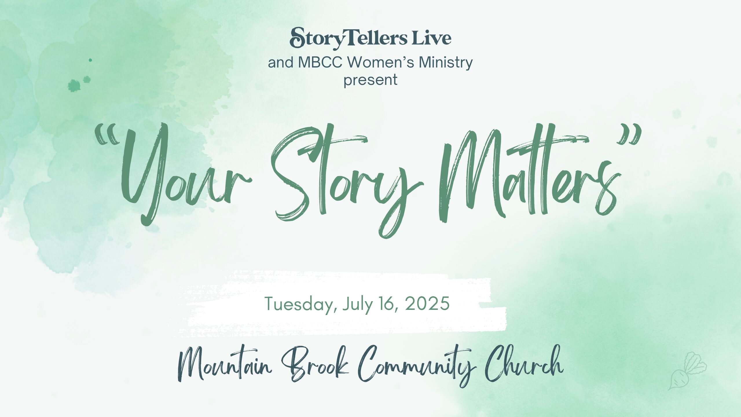 Your Story Matters Women’s Mini-Conference